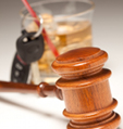 Gavel, Alcoholic Drink & Car Keys